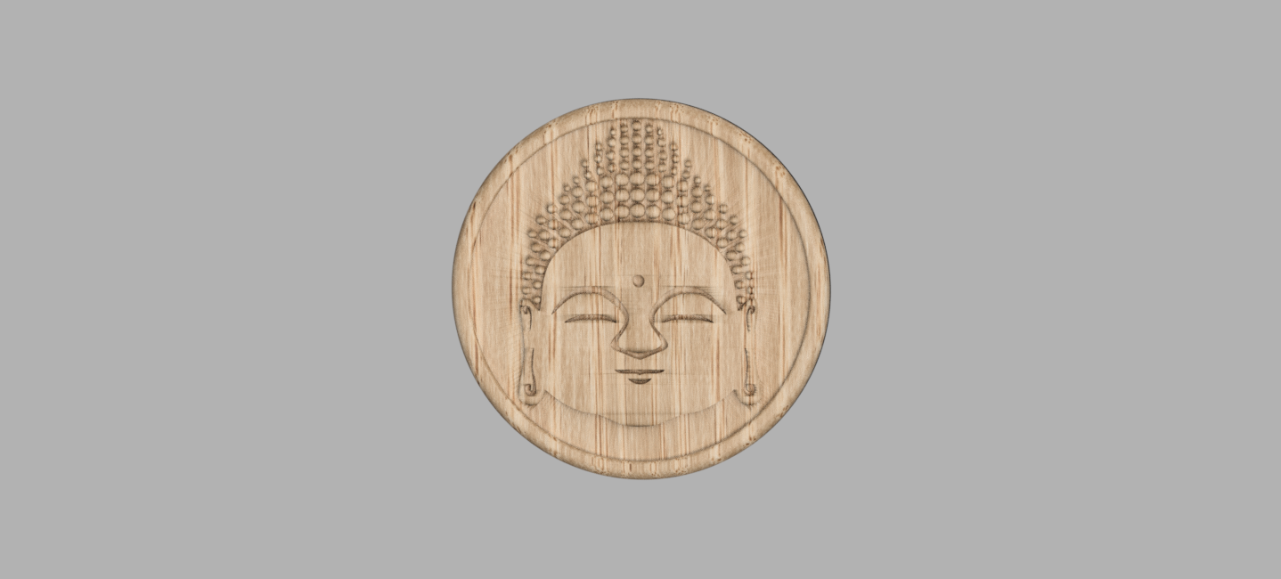 Inspiring Buddha Coaster