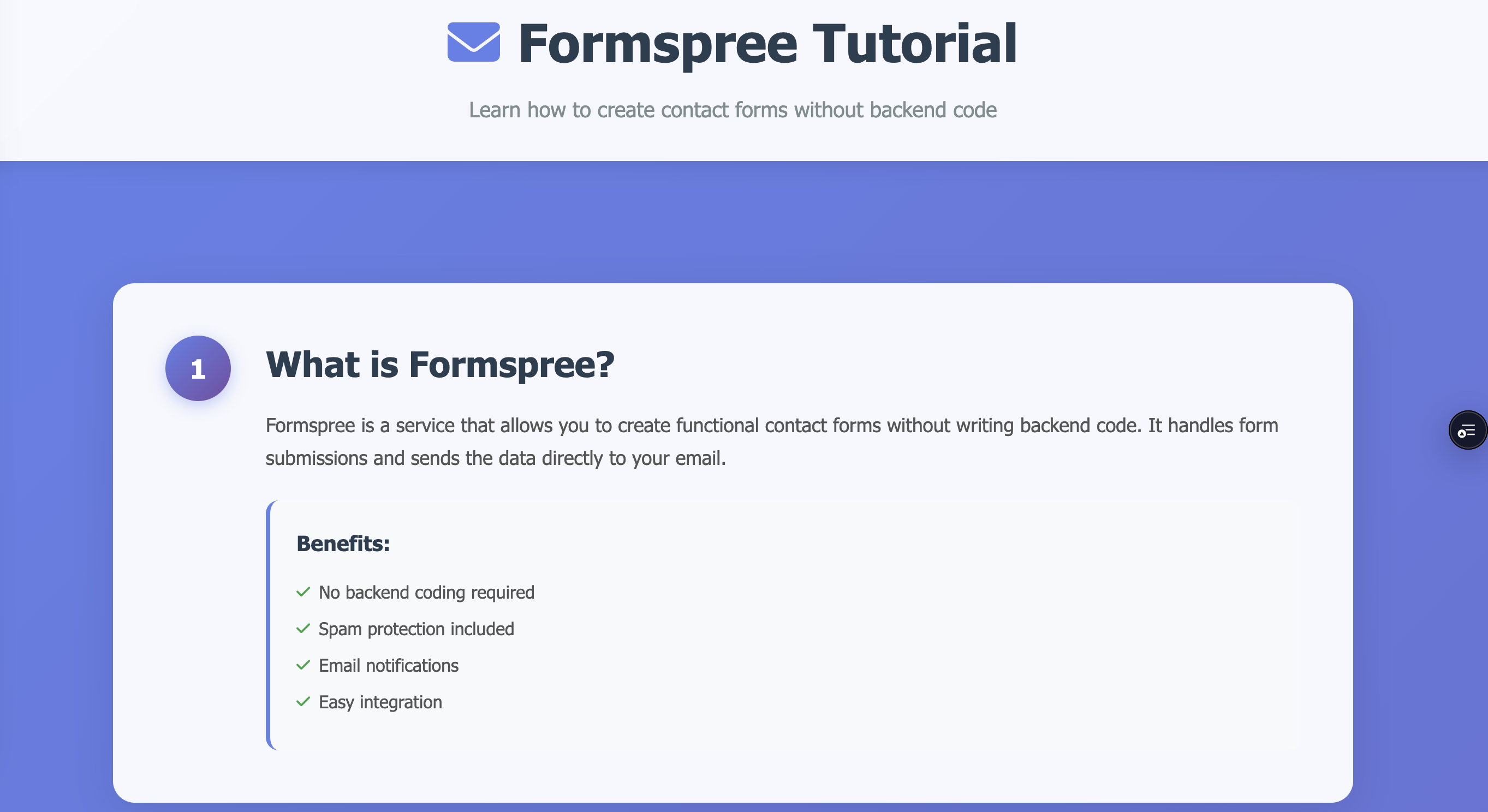 A digital form to help Nigerian developers integrate contact forms into their web applications